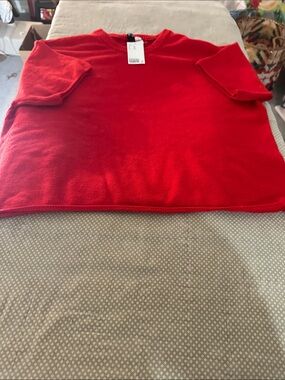 H&M Red Crew Neck Sweater
